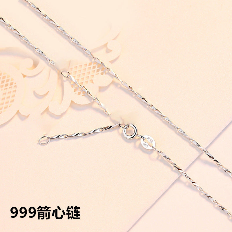 【An231001-2】】S999足銀項鍊各式鍊條(不含吊墬)A
