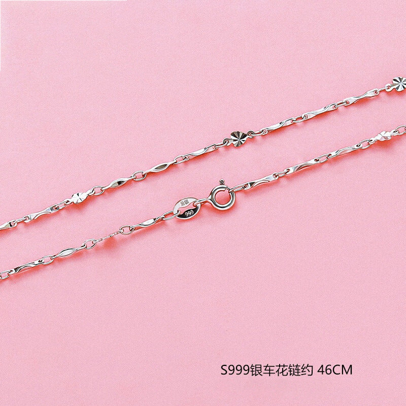 【An231001-2】】S999足銀項鍊各式鍊條(不含吊墬)A