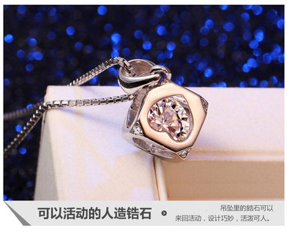 【An231101-10】S999純銀心型魔術方塊吊墜