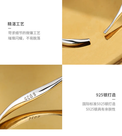 【Ab231001-1】S925純銀莫比烏斯環手鐲A